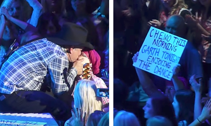 Teresa Shaw, a cancer patient who fought to see Garth Brooks perform, was the recipient of a heartfelt moment when the singer paused his concert mid-song.