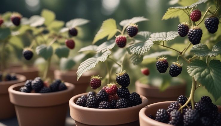 How to grow blackberries at home in pots